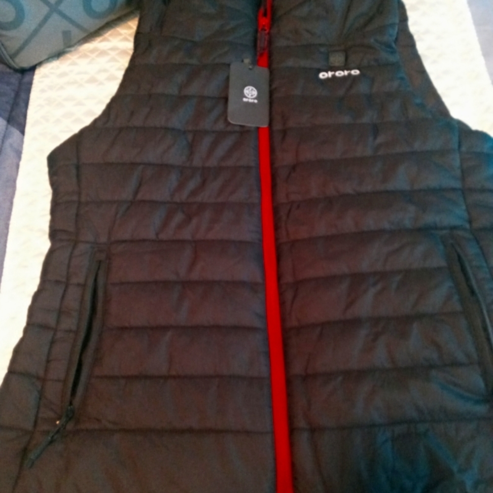Ororo vest, Large, black/red